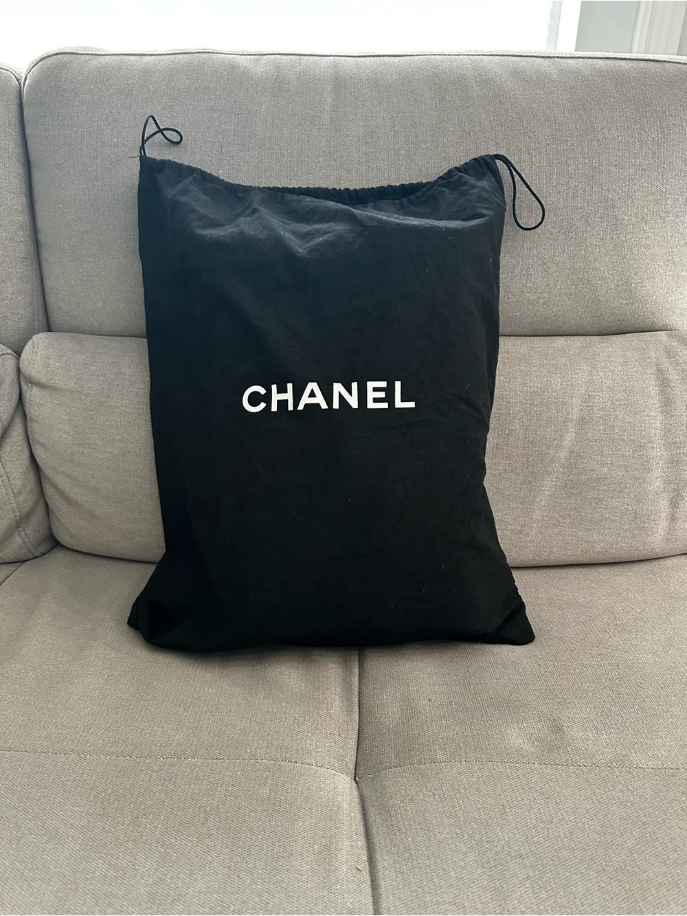 CHANEL Blue soft caviar skin maxi jumbo 34 - single flap - Picture 15 of 15